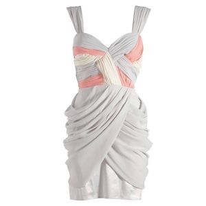 Lipsy London Greycian Crossover Drape Dress